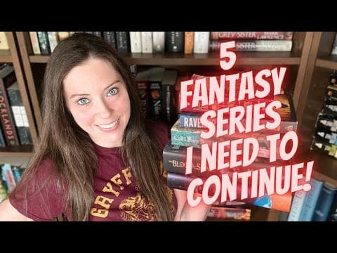 5 ADULT FANTASY SERIES I NEED TO CONTINUE!!! thumbnail