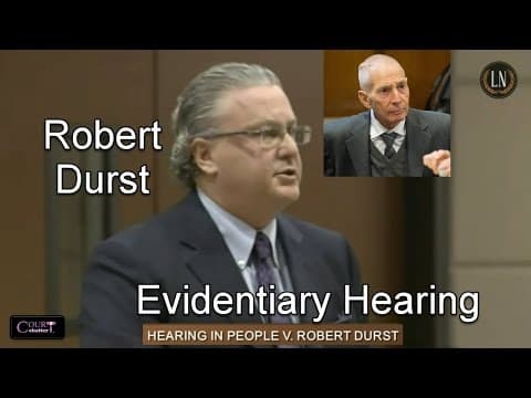 Robert Durst Evidentiary Hearing Part 2 12/21/16 thumbnail