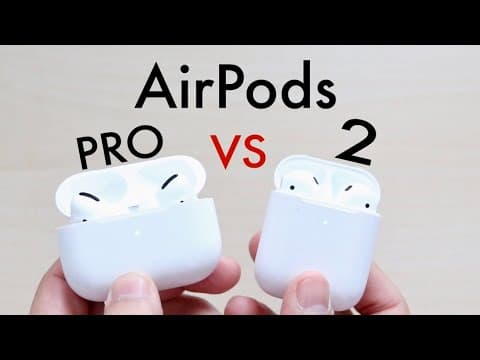 AirPods Pro Vs AirPods 2! Comparison Review thumbnail