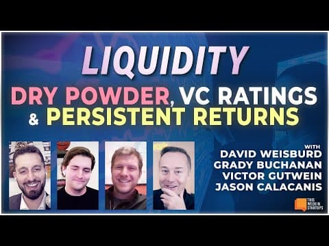 Dry Powder in Venture Capital, VC Ratings, and more with Grady Buchanan and Victor Gutwein | E1895 thumbnail