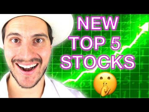 MY NEW TOP 5 STOCKS (LARGEST STOCK MARKET INVESTMENTS) thumbnail