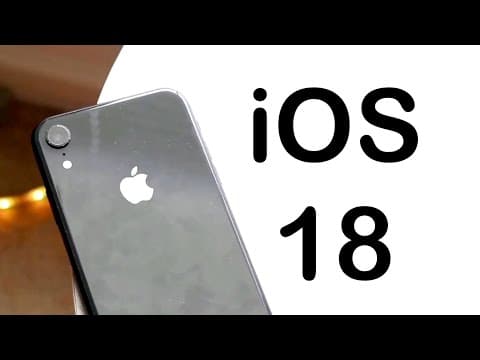 iOS 18: Old iPhones Are Gone thumbnail