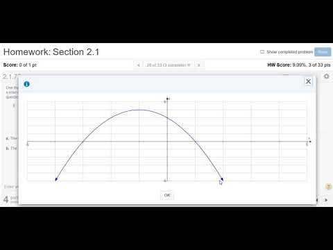 Domain, Range, Intercepts, Function Values from Graph MyMathlab Homework College Algebra thumbnail