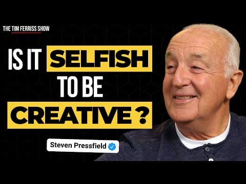 Become a Conduit for Beauty | Steven Pressfield on The Tim Ferriss Show Podcast thumbnail