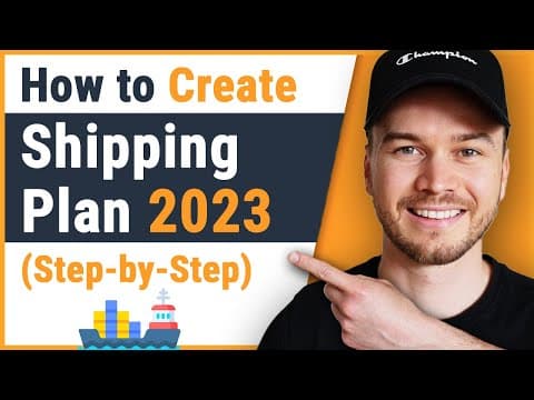 How to Create Shipping Plan on Amazon FBA (STEP-BY-STEP) thumbnail