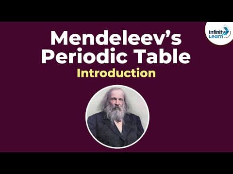 Mendeleev’s Periodic Table | Classification of Elements | Don't Memorise thumbnail