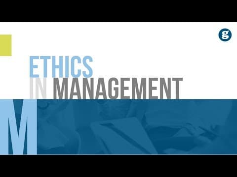 Ethics in Management thumbnail