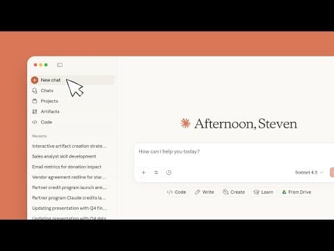How to start a productive Claude.ai chat session thumbnail