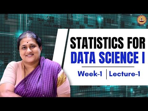 Lecture 1.1 - Introduction and Types of Data - Basic definitions thumbnail