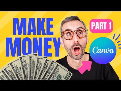 5 Ways to USE Canva to MAKE MONEY (Part 1) - Tips you NEED to know to be successful thumbnail