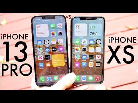 iPhone 13 Pro Vs iPhone XS! (Comparison) (Review) thumbnail