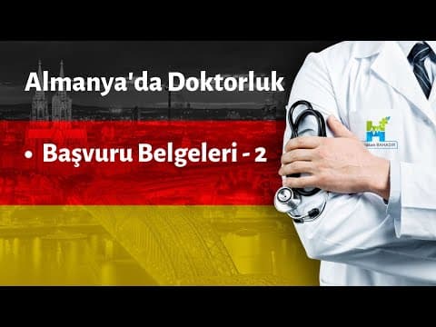 Almanya'da Doktorluk - Diploma Denkliği Başvuru Belgeleri - 2 thumbnail