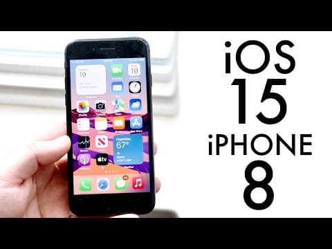 iOS 15 OFFICIAL On iPhone 8! (Review) thumbnail