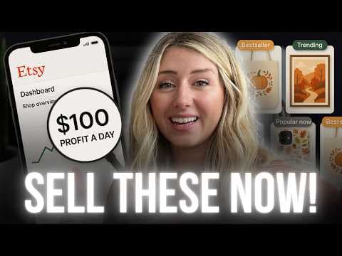 Make $100/Day with THESE Etsy Fall Products(List NOW!) thumbnail