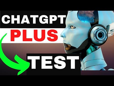 GETESTET: CHATGPT PLUS vs. CHATGPT [ÜBERRASCHUNG!] thumbnail