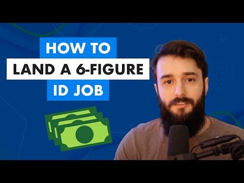 How to Land a Six-Figure Instructional Design Job thumbnail
