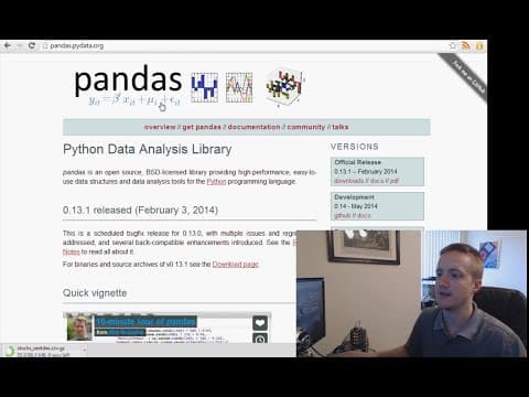 Python and Pandas for Sentiment Analysis and Investing 1 - Download and Installing thumbnail
