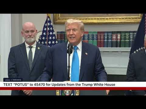President Trump Signs Congressional Bill, July 30, 2025 thumbnail