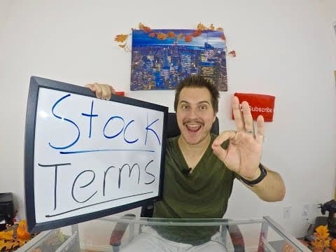 Stock Market Terminology every Investor MUST KNOW! - Part 1 thumbnail
