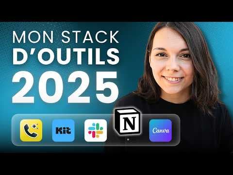 Mes outils & apps pour entreprendre en 2025 🛠️ thumbnail