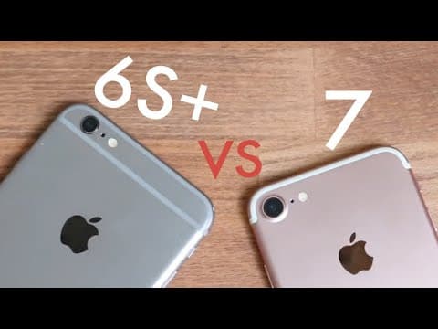 iPHONE 6S+ Vs iPHONE 7 In 2019! (Comparison) (Review) thumbnail