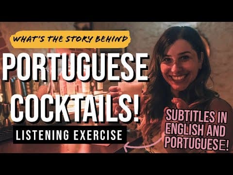 Practice Portuguese with Mixologist Fábio Guerreiro! [English & Portuguese Subtitles] thumbnail