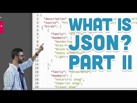 10.3: What is JSON? Part II - p5.js Tutorial thumbnail
