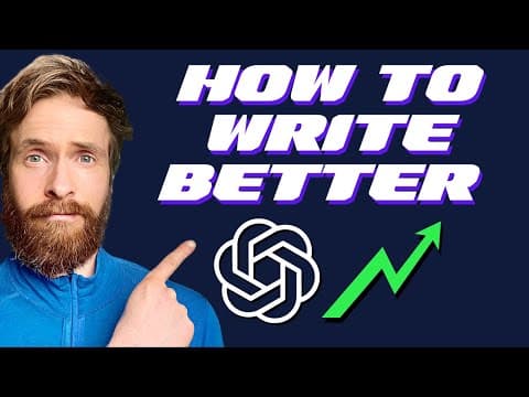 ChatGPT Prompt Engineering: Advanced Data Analysis for Writing - IMPRESSIVE! thumbnail