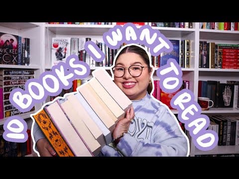 10 books i want to read in 2024 🔑✨ fantasy, romance, sci-fi, middle grade, and more! thumbnail