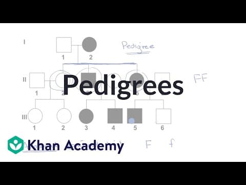 How to Analyze Pedigrees for Genetic Traits thumbnail