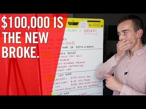 $100,000 Salary = BROKE (here's why) thumbnail