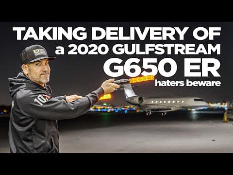 Grant Cardone Takes Delivery of a 2020 Gulfstream G650ER thumbnail