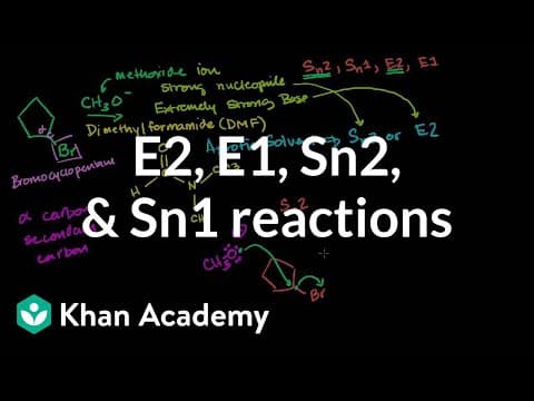 What Are the Sn2 and E2 Reactions of Bromocyclopentane? thumbnail