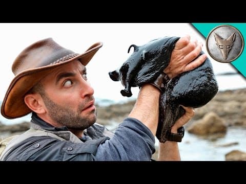 IT'S HUGE! Giant Black Slug! thumbnail
