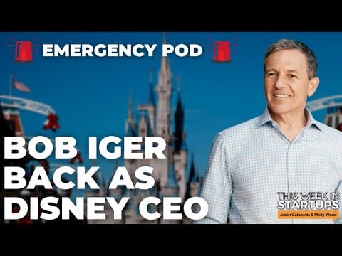 EMERGENCY POD! Bob Iger returns as Disney CEO | E1618 thumbnail