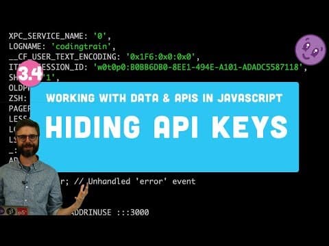 3.4 Hiding API Keys with Environment Variables (dotenv) and Pushing Code to GitHub thumbnail