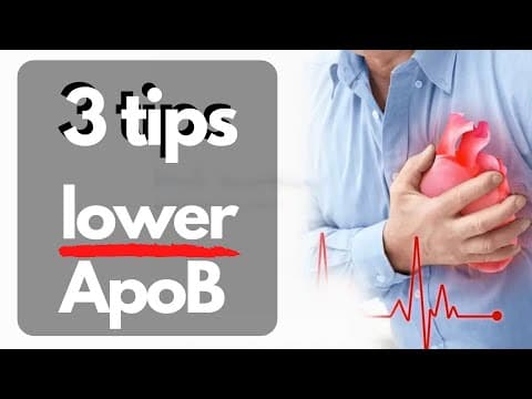 3 actionable tips to lower ApoB! thumbnail