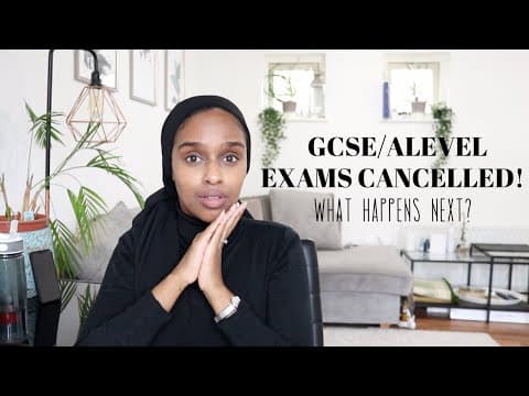 WOW. GCSE & ALEVEL Exams Are Cancelled | Using Predicted Grades? thumbnail