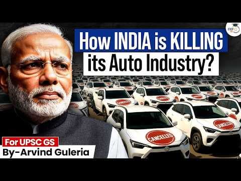 India’s BIGGEST Mistake? | Govt Own Policies Are DESTROYING the Auto Industry | STUDYIQ thumbnail