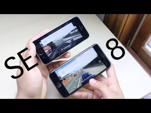 iPHONE SE Vs. iPHONE 8! (Should You Update?) thumbnail