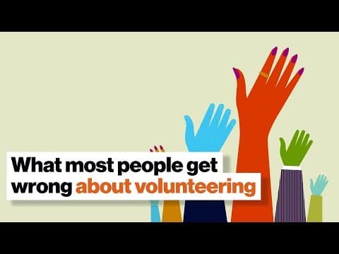 What most people get wrong about volunteering through work | Aaron Hurst thumbnail