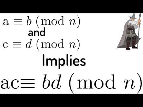 Congruence Modulo n Multiplication Proof - Clever Proof thumbnail