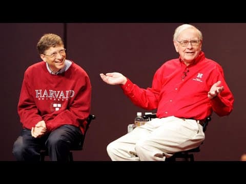 Warren Buffett | Bill Gates | Lecture | University Of Nebraska | 2005 thumbnail