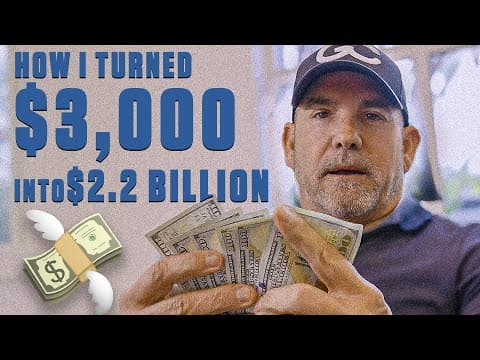 How I Turned $3,000 into $2.2 BILLION - Grant Cardone thumbnail