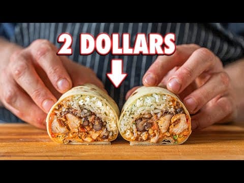 The 2 Dollar Burrito | But Cheaper thumbnail