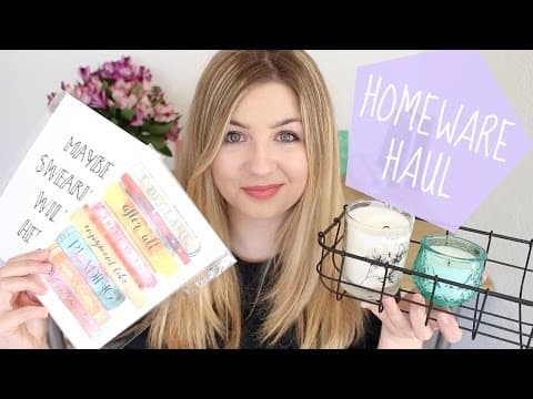 Homeware Haul | Stationery, Storage & Decoration thumbnail