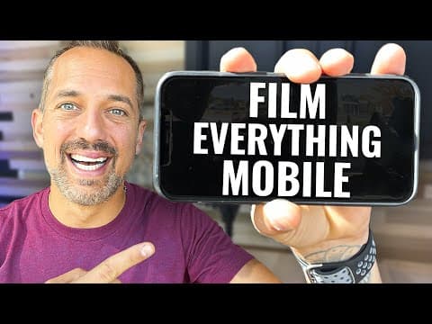 Simple iPhone Video Set Up - EASIEST WAY to Film YouTube Videos On any Mobile Device thumbnail