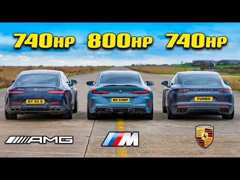 Which Car Wins: BMW M8, AMG GT63, or Porsche Panamera? thumbnail
