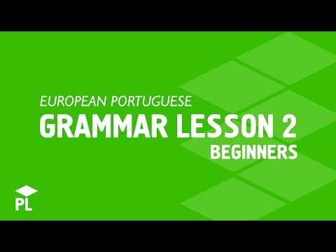 The basic European Portuguese structures for beginners II - pronouns thumbnail