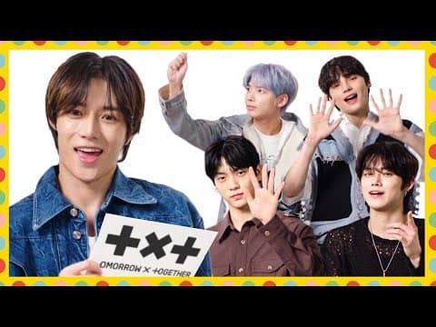 TXT Tests How Well They Know Each Other | Vanity Fair thumbnail